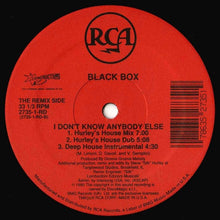 Load image into Gallery viewer, Black Box : I Don't Know Anybody Else (12")