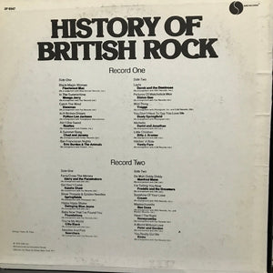Various : History Of British Rock (2xLP, Comp, Club)