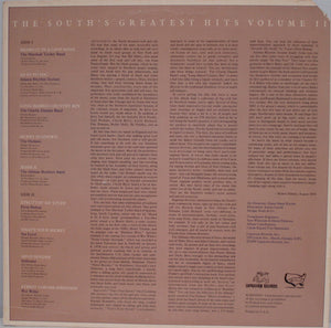 Various : The South's Greatest Hits Volume II (LP, Comp, Pit)