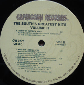 Various : The South's Greatest Hits Volume II (LP, Comp, Pit)