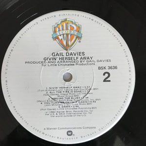 Gail Davies : Givin' Herself Away (LP, Album, Los)