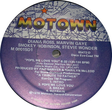 Diana Ross, Marvin Gaye, Smokey Robinson, Stevie Wonder : Pops, We Love You (12
