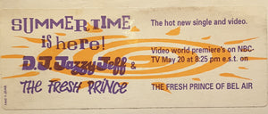 DJ Jazzy Jeff & The Fresh Prince : Summertime (12", Maxi, Single, Promo)