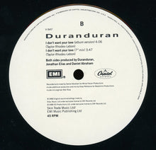 Load image into Gallery viewer, Duranduran* : I Don't Want Your Love (12", Single)