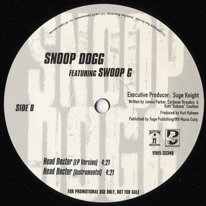 Snoop Dogg Featuring Swoop G : Head Doctor (12", Promo)