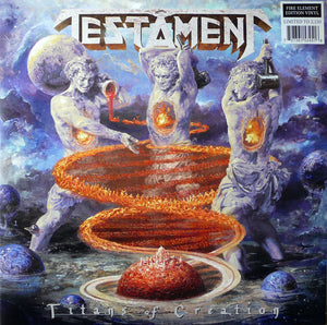 Testament (2) : Titans Of Creation (2xLP, Album, Ltd, Ora)