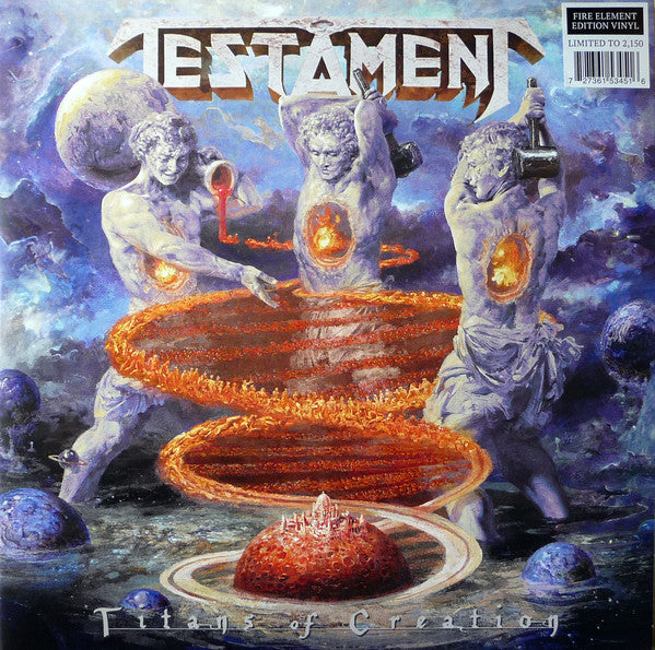 Testament (2) : Titans Of Creation (2xLP, Album, Ltd, Ora)