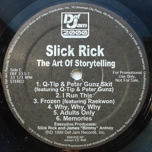 Slick Rick : The Art Of Storytelling (2xLP, Advance, Album, Promo)