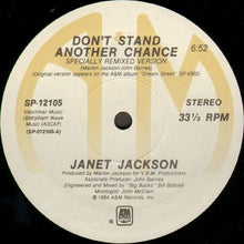 Load image into Gallery viewer, Janet Jackson : Don't Stand Another Chance (12", Maxi)