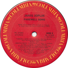 Load image into Gallery viewer, Janis Joplin : Farewell Song (LP, Album, Pit)