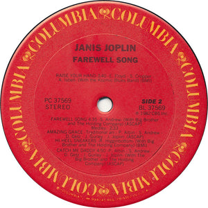 Janis Joplin : Farewell Song (LP, Album, Pit)