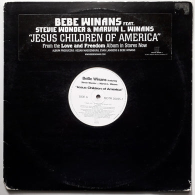 BeBe Winans Featuring Stevie Wonder And Marvin L. Winans* : Jesus Children Of America (12