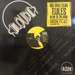 Wu-Tang Clan : Rules / In The Hood (12", Promo)