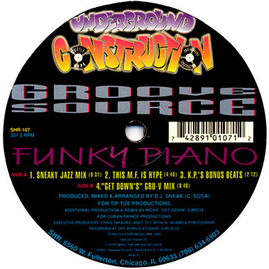 Groove Source : Funky Piano EP (12