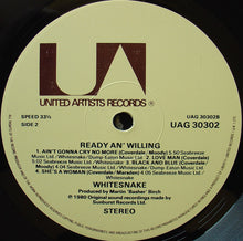Load image into Gallery viewer, Whitesnake : Ready An&#39; Willing (LP, Album)