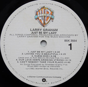 Larry Graham : Just Be My Lady (LP, Album)