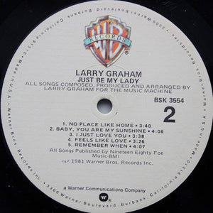 Larry Graham : Just Be My Lady (LP, Album)