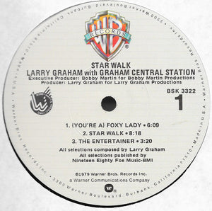 Larry Graham With Graham Central Station* : Star Walk (LP, Album, Los)