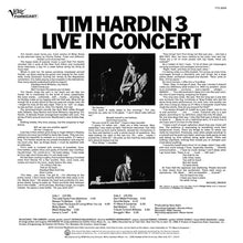 Load image into Gallery viewer, Tim Hardin : Tim Hardin 3 Live In Concert (LP, Album, MGM)