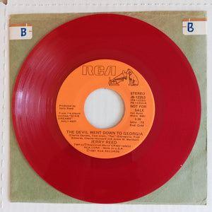 Jerry Reed : Good Friends Make Good Lovers / The Devil Went Down To Georgia (7", Single, Promo, Red)