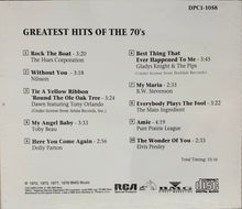 Load image into Gallery viewer, Various : Greatest Hits Of The 70&#39;s (CD, Album, Comp)