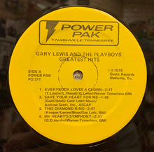 Load image into Gallery viewer, Gary Lewis &amp; The Playboys : Greatest Hits (LP, Comp)