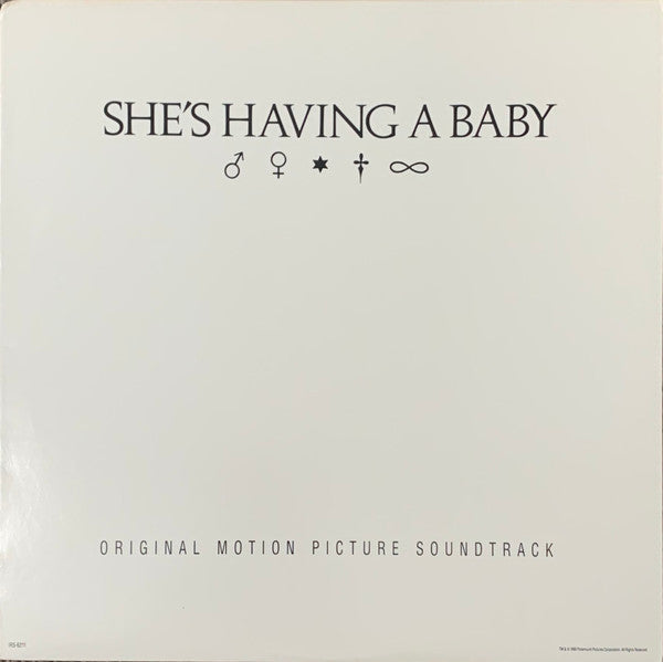 Various : She's Having A Baby (Original Motion Picture Soundtrack) (LP, Comp, Pin)