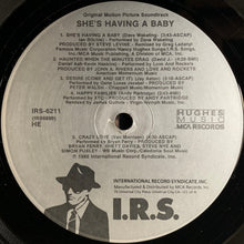 Load image into Gallery viewer, Various : She&#39;s Having A Baby (Original Motion Picture Soundtrack) (LP, Comp, Pin)