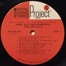 Load image into Gallery viewer, Tony Mottola : Warm, Wild And Wonderful (LP, Album, Quad, Gat)