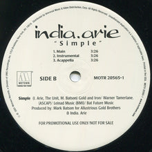 Load image into Gallery viewer, India.Arie : Simple (12&quot;, Promo)