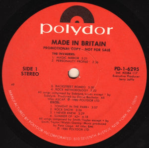 Various : Made In Britain (LP, Comp, Promo)