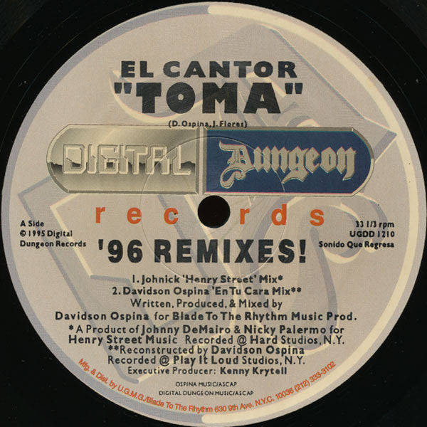 El Cantor : Toma '96 Remixes! (12