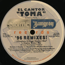 Load image into Gallery viewer, El Cantor : Toma &#39;96 Remixes! (12&quot;)