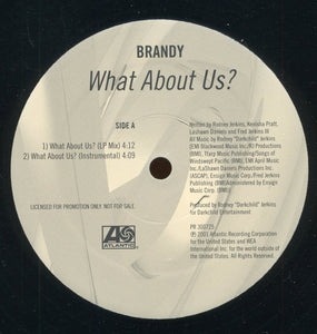 Brandy (2) : What About Us? (12", Promo)