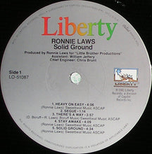 Load image into Gallery viewer, Ronnie Laws : Solid Ground (LP, Album, Win)