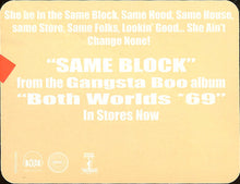 Load image into Gallery viewer, Gangsta Boo : Same Block (12", Single, Promo)