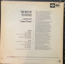 Load image into Gallery viewer, Tex Ritter : The Best Of Tex Ritter (LP, Comp, Club, RE, Duo)