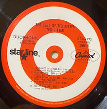 Load image into Gallery viewer, Tex Ritter : The Best Of Tex Ritter (LP, Comp, Club, RE, Duo)