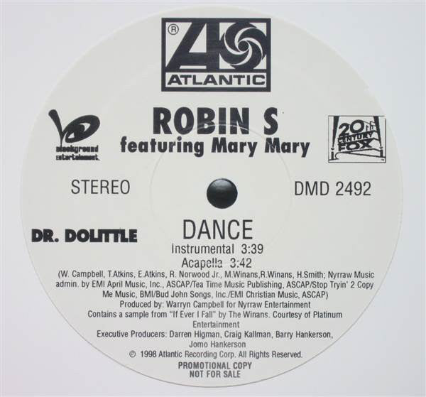 Robin S. Featuring Mary Mary : Dance (12