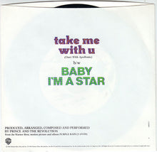 Load image into Gallery viewer, Prince And The Revolution : Take Me With U (7", Single, Spe)
