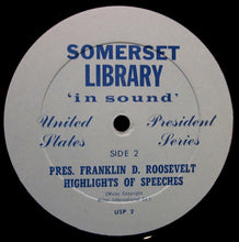 Load image into Gallery viewer, Franklin D. Roosevelt / John F. Kennedy : Actual Speeches Of Franklin D. Roosevelt And John F. Kennedy (LP, Album)