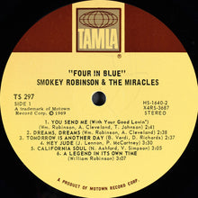 Load image into Gallery viewer, Smokey Robinson And The Miracles* : Four In Blue (LP, Album, Ind)