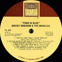 Load image into Gallery viewer, Smokey Robinson And The Miracles* : Four In Blue (LP, Album, Ind)