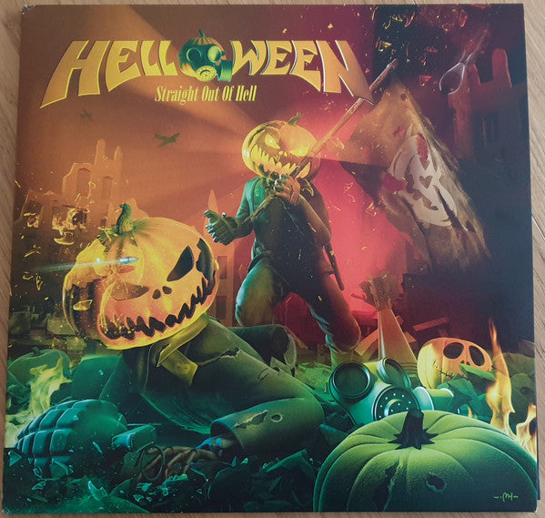 Helloween : Straight Out Of Hell (2xLP, Album, RE, RM, Cle)