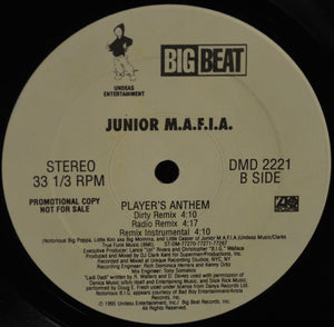 Junior M.A.F.I.A. : Player's Anthem (12", Promo)