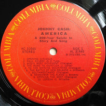 Load image into Gallery viewer, Johnny Cash : America: A 200 Year Salute In Story And Song (LP, Album, Gat)