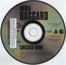 Load image into Gallery viewer, Merle Haggard : Chicago Wind (CD, Album, Copy Prot., Promo)
