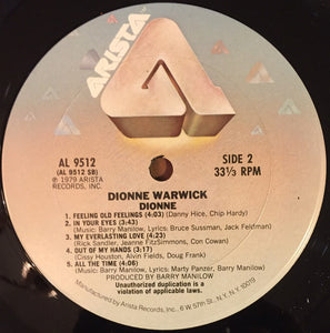 Dionne Warwick : Dionne (LP, Album)