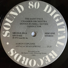 Load image into Gallery viewer, Aaron Copland, Charles Ives / Conductor Dennis Russell Davies Orchestra The Saint Paul Chamber Orchestra : Appalachian Spring Original Instrumentation / Three Places In New England (LP, RE)
