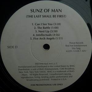 Sunz Of Man : The Last Shall Be First (2xLP, Album, Promo, Cle)